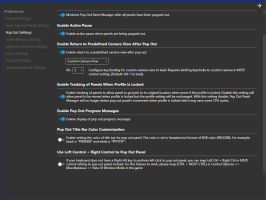 Paramètres des popups (suite)